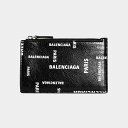 バレンシアガ BALENCIAGA 財布 メンズ カードケース/コインケース CASH LARGE LONG COIN AND CARD HOLDER BAL PARIS ALLOVER [キャッシュ] 640535 2AAOC