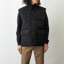 バーバリー BURBERRY メンズ キルティングベスト ブラック SAUNTON 80497831 131811 A1189 BLACK【英国】