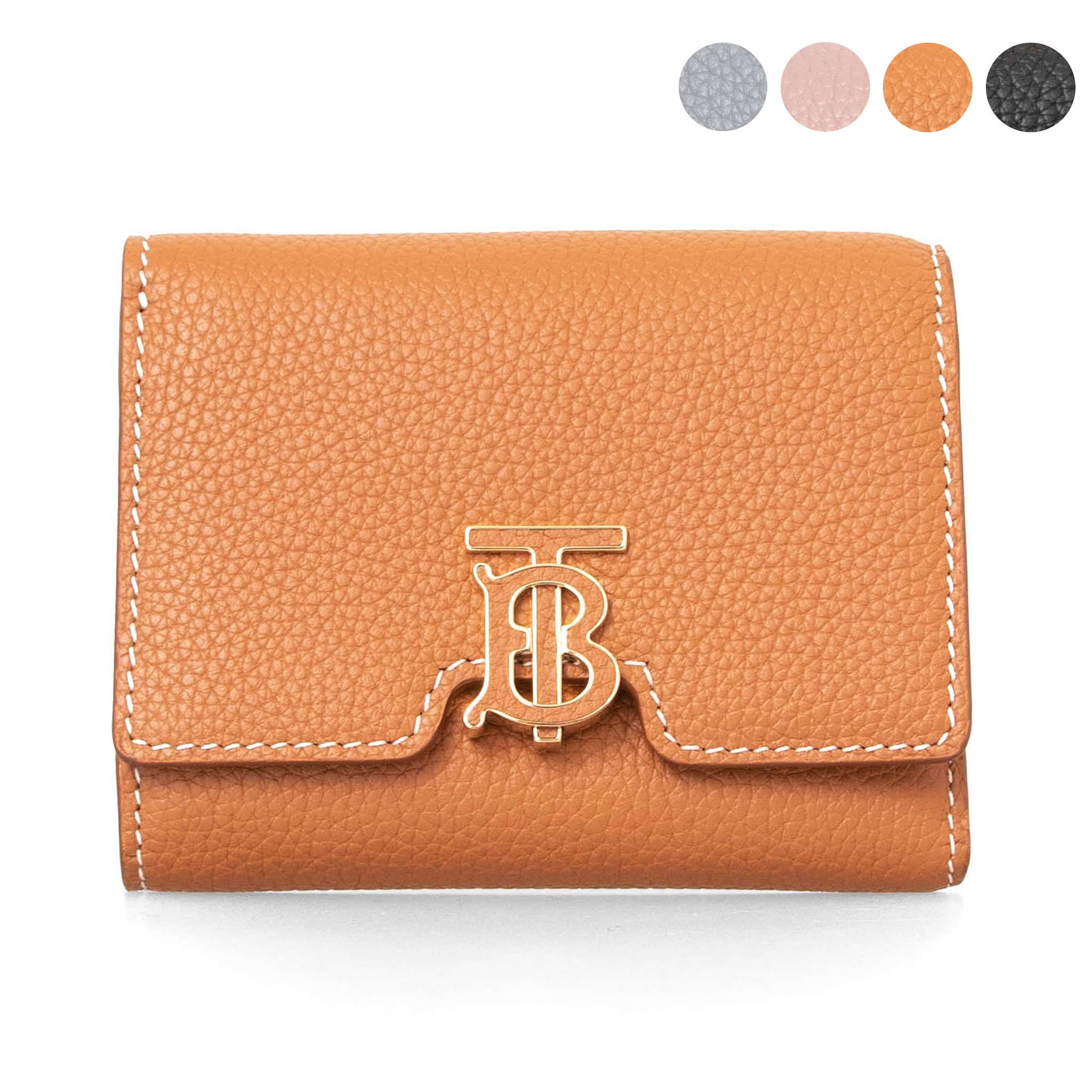 バーバリー 財布（レディース） バーバリー BURBERRY 財布 レディース 三つ折り財布 MONOGRAM MOTIF TB COMPACT WALLET [TBコンパクトウォレット] LGL:132133【ミニ財布】【英国】【2024SS】