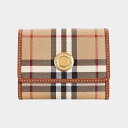 バーバリー BURBERRY 財布 レディース 三つ折り財布 LANCASTER [チェック スモール フォールディングウォレット] 80704151 DFC:143231 A7026 ARCHIVE BEIGE【ミニ財布】【英国】