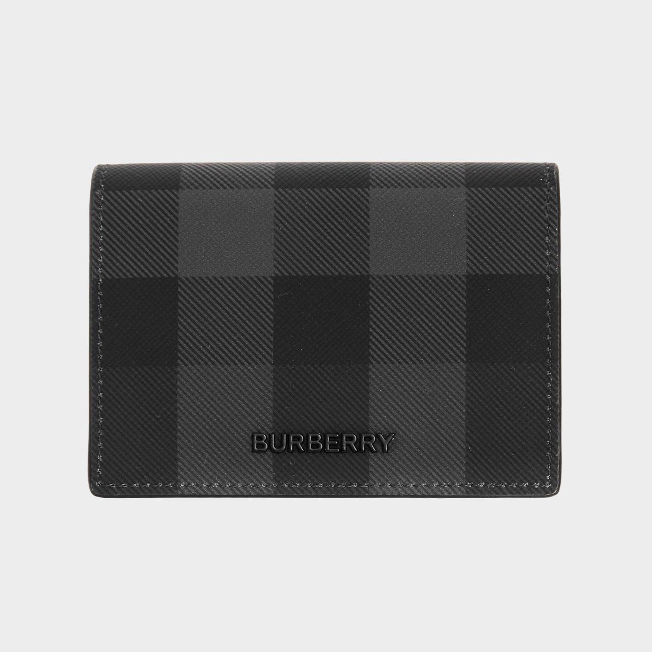 バーバリー BURBERRY メンズ 名刺入れ（カードケース） FLINT 80702041 BRT:141900 A1208 CHARCOAL【英国】【2024SS】