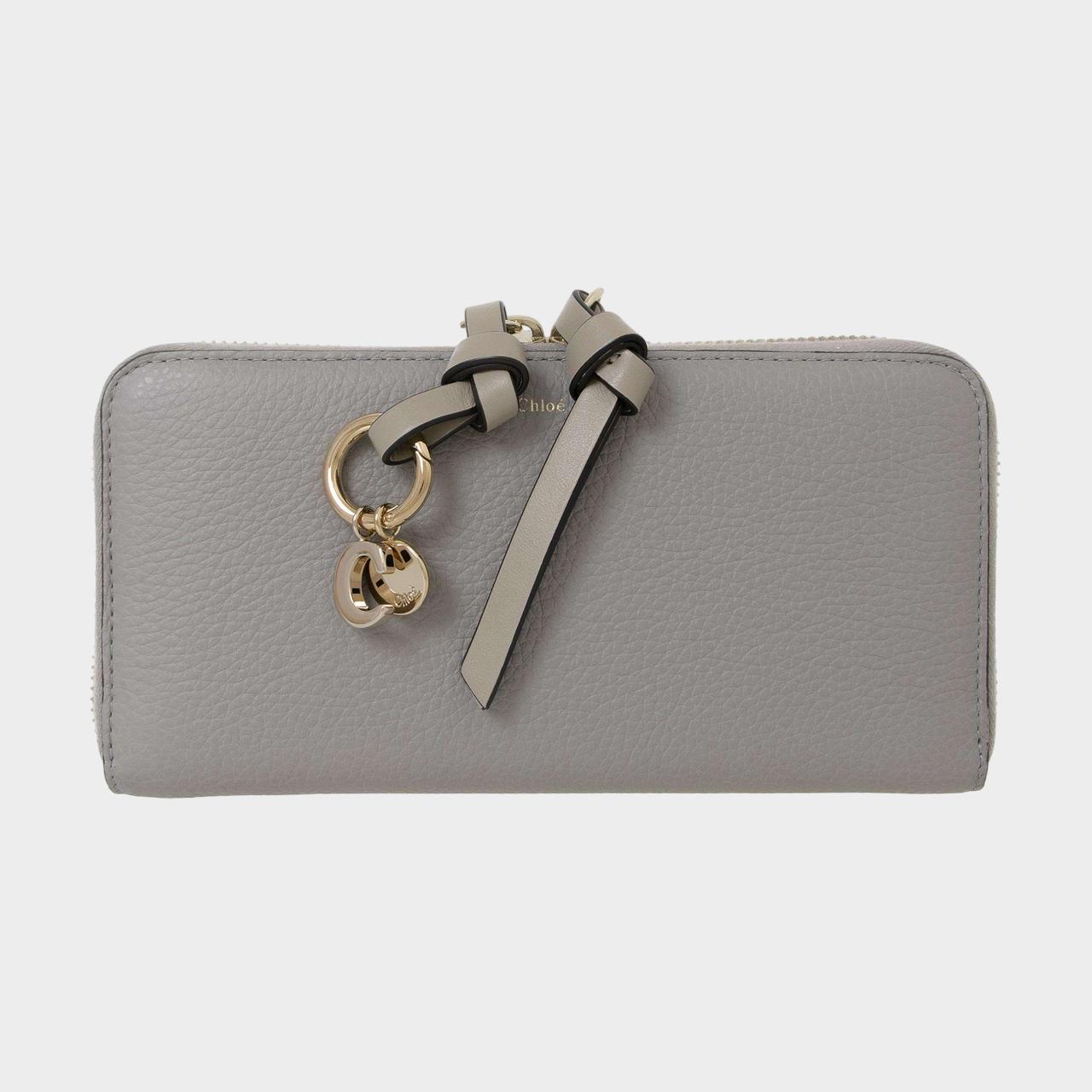 クロエ 長財布 レディース クロエ CHLOE 財布 レディース ラウンドファスナー長財布 ALPHABET LONG ZIPPED WALLET [アルファベット] CHC21WP941 (CHC17AP941) F57 053 CASHMERE GREY