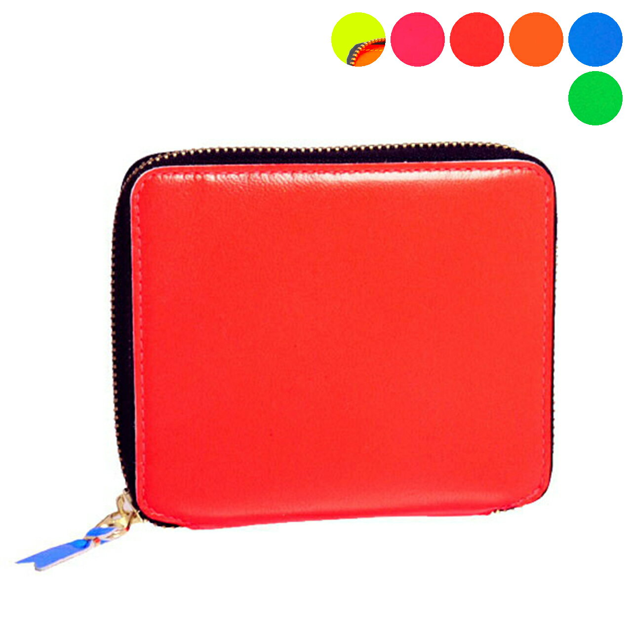 Rakuten - コムデギャルソン COMME DES GARCONS 財布 ラウンドファスナー二つ折り財布 SUPER FLUO FULL ZIP AROUND WALLET [スーパーフロー] レディース メンズ SA2100SF