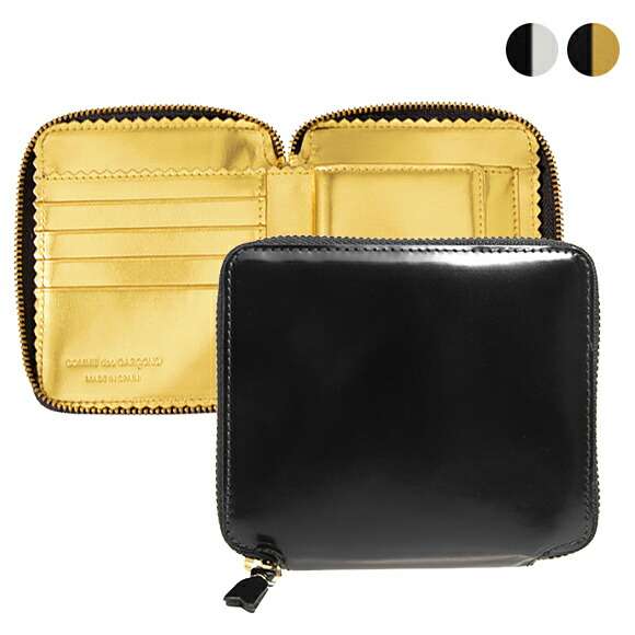 【クーポンで！5％OFF】コムデギャルソン COMME DES GARCONS レディース メンズ 二つ折り財布 MIRROR INSIDE FULL ZIP AROUND WALLET [ミラーインサイド] SA2100MIのサムネイル