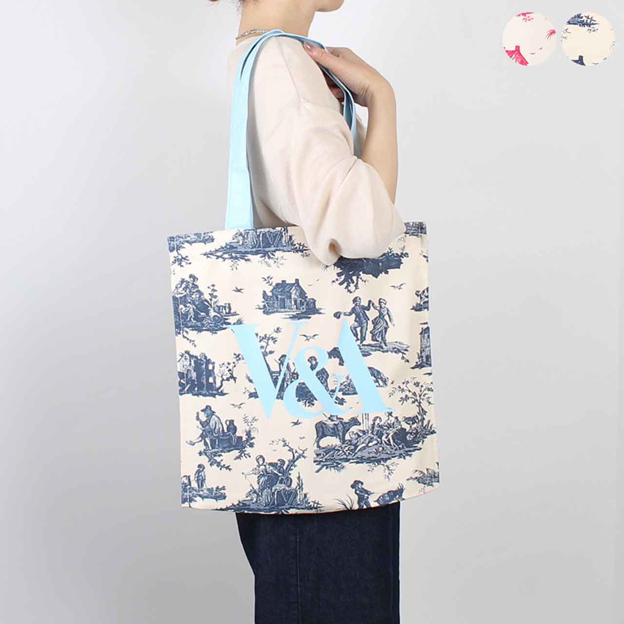 Rakuten - イギリス エコバッグ ECO BAG バッグ トートバッグ V&A MARIE ANTOINETTE STYLE TOTE BAG [ヴィクトリア&アルバート博物館] レディース メンズ【サブバッグ】【A4】【英国ブランド】