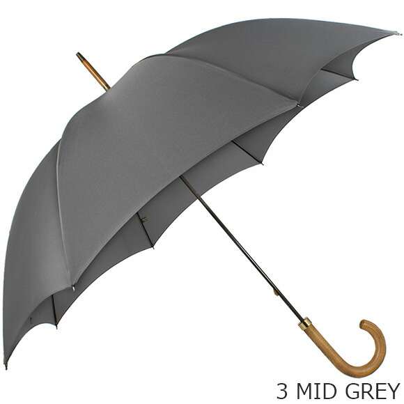フォックスアンブレラズ FOX UMBRELLAS 傘 長傘 日傘 POLISHED HARDWOOD HANDLE/LIGHT GRAINED メンズ GT1【晴雨兼用】【レイングッズ】【英国】【国内配送】