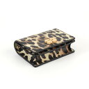 ガニー GANNI カードケース GANNI BOU CARD HOLDER レディース レオパード A6545【国内配送】【RSL】