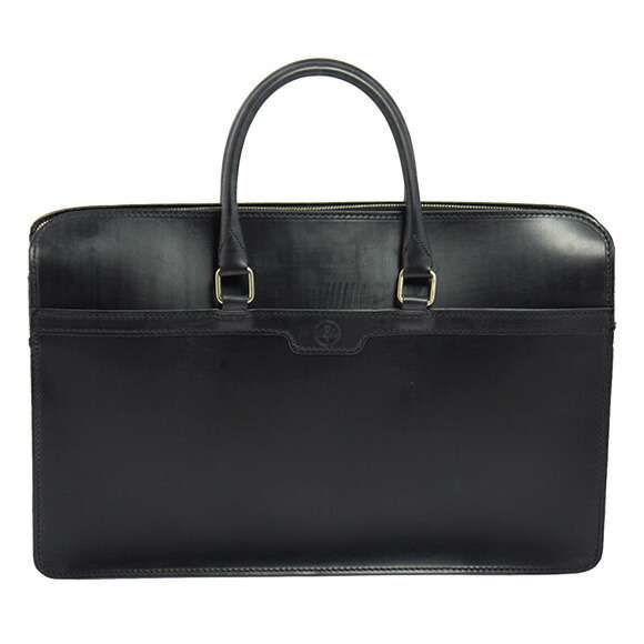 ブリーフケース グレンロイヤル GLENROYAL バッグ メンズ ブリーフケース ブラック 2 HANDLE ZIP CASE [2ハンドルジップケース] 02-5225 NEW BLACK【英国】