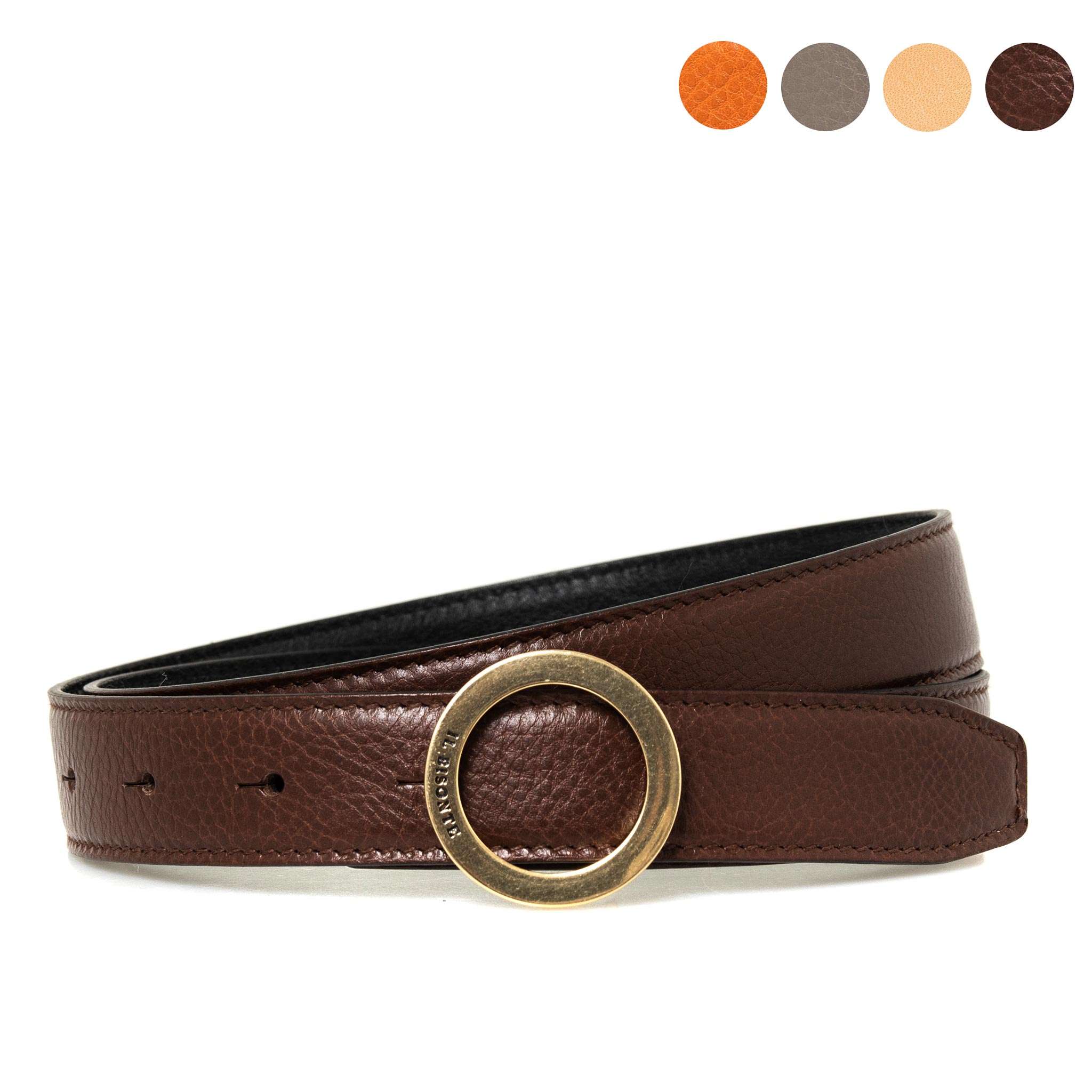 【5%OFFクーポン対象】イルビゾンテ IL BISONTE レディース ベルト BELT BIGALLO S...