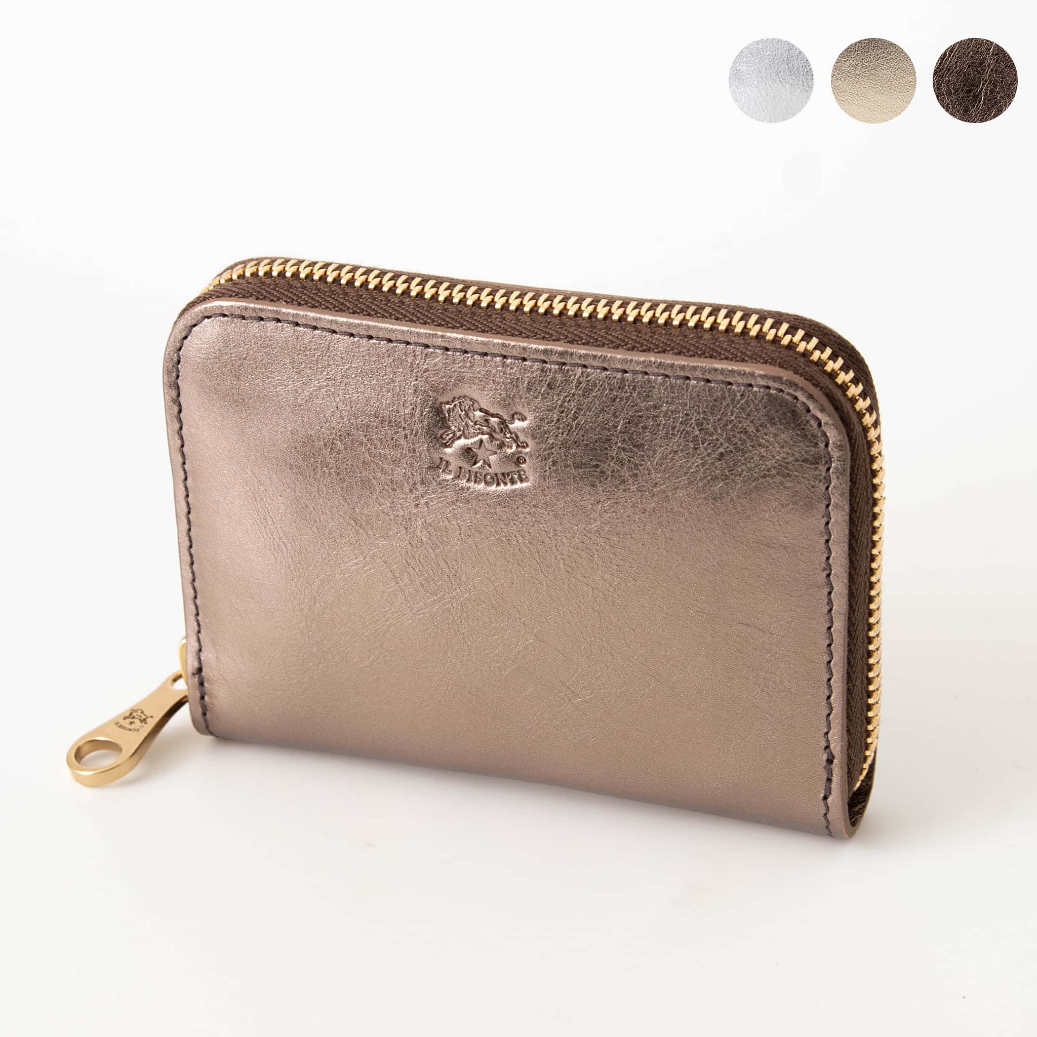 イルビゾンテ IL BISONTE 財布 ラウンドファスナー財布/コインケース CLASSIC ZIP AROUND WALLET レディース メンズ SZW053 PV0012