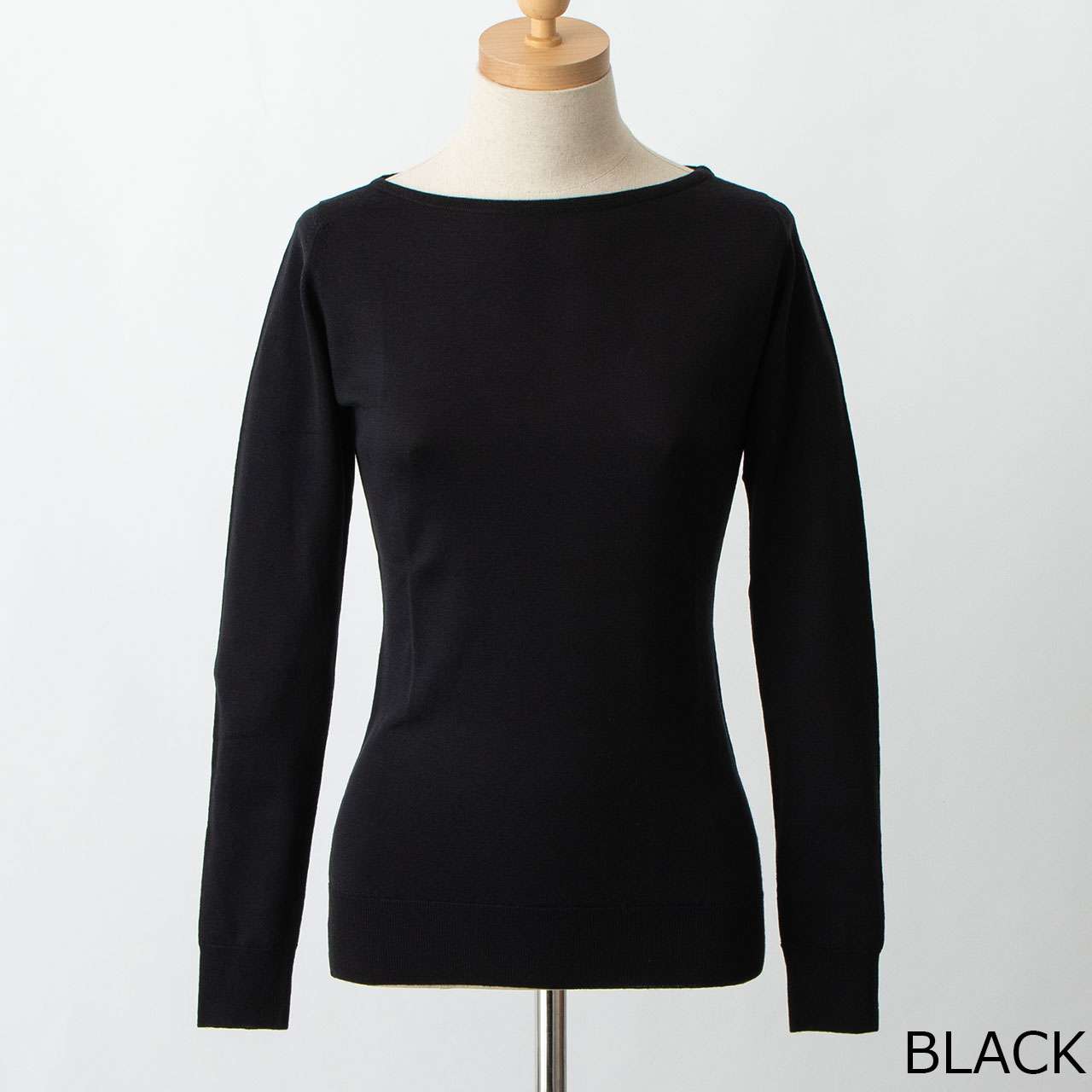 ジョンスメドレー JOHN SMEDLEY レディース ボートネック長袖ニット SUSAN BOAT
