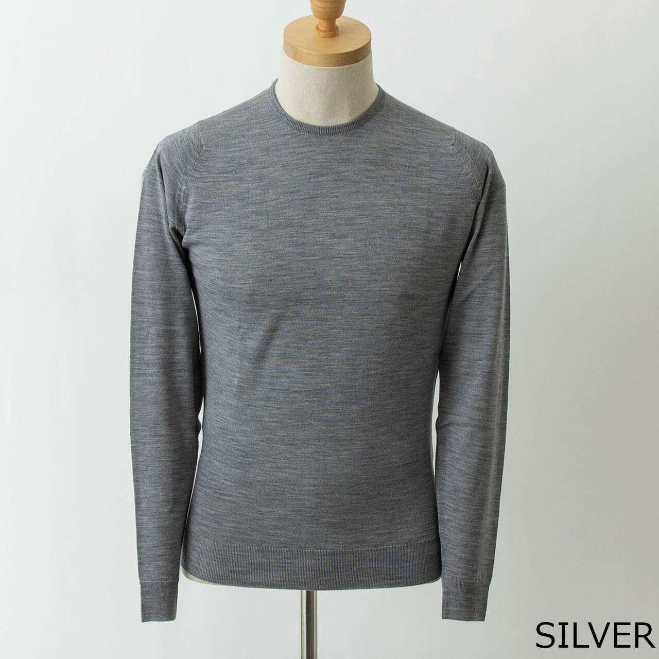 ジョンスメドレー JOHN SMEDLEY メンズ クルーネック長袖ニット LUNDY CLASSIC CREW NECK PULLOVER STANDARD FIT【英国】