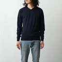 ジョンスメドレー JOHN SMEDLEY メンズ Vネック長袖ニット SHIPTON HIGH V-NECK PULLOVER STANDARD FIT [全8色]【英国】