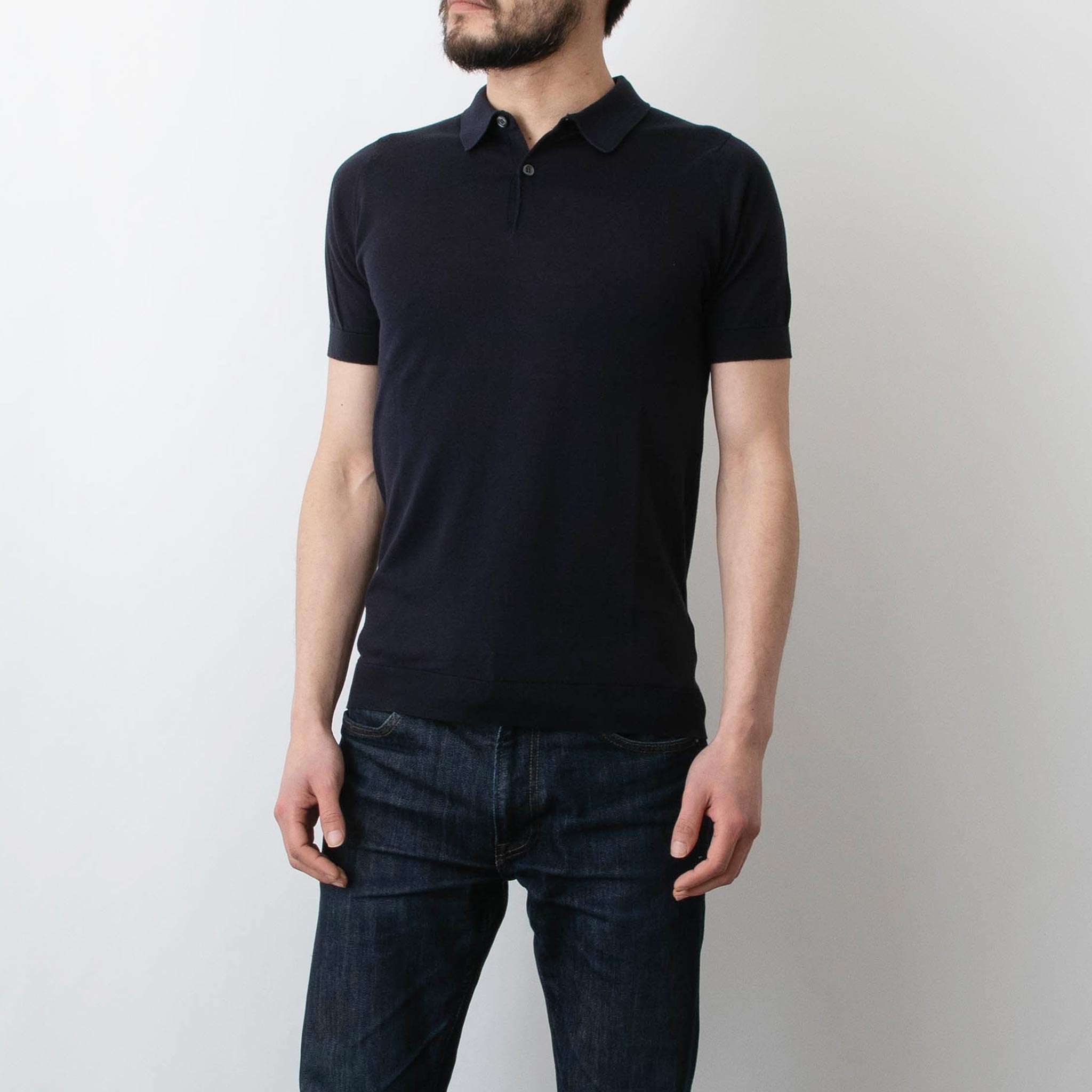 󥹥ɥ졼 JOHN SMEDLEY  Ⱦµݥ RHODES POLO SHIRT ITALIAN FIT ...