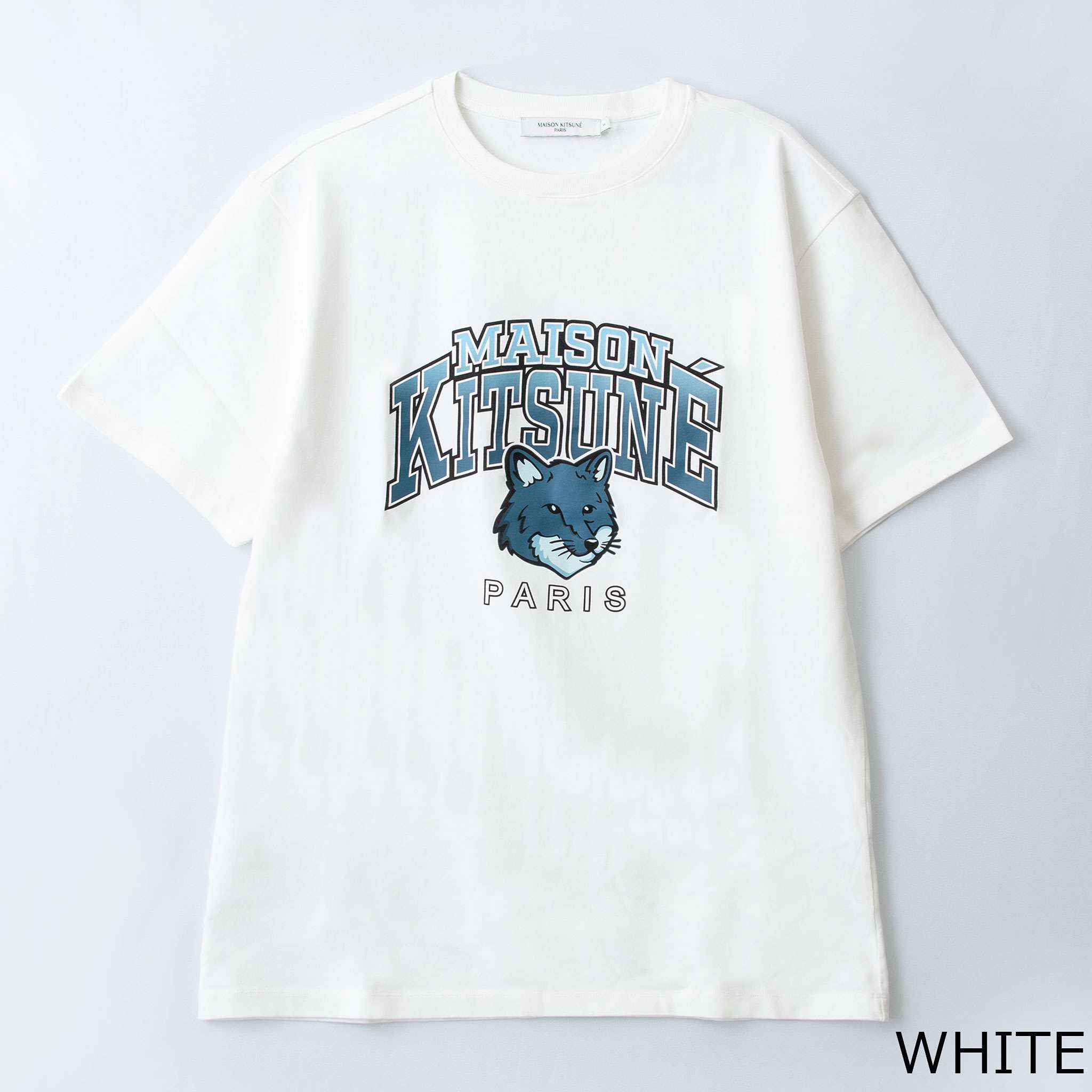 メゾン キツネ MAISON KITSUNE メンズ 半袖Tシャツ CAMPUS FOX RELAXED TEE SHIRT LM00112 KJ0035のサムネイル
