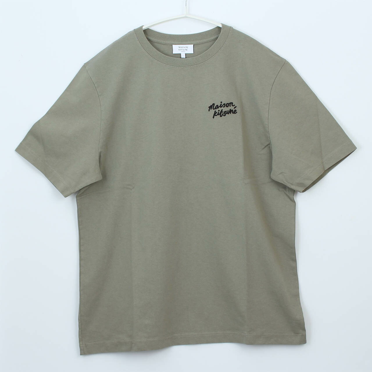 Rakuten - 【ポイント3倍】メゾン キツネ MAISON KITSUNE 半袖Tシャツ HANDWRITING COMFORT TEE-SHIRT メンズ MM00126 KJ7025