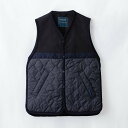 ラベンハム ラベンハム LAVENHAM メンズ レディース キルティングベスト MOLESKIN SPLIT GILET [モールスキン スプリットジレ] SLJ2005 HEAVY WEIGHT MOLESKIN G71 DARK NAVY【英国】