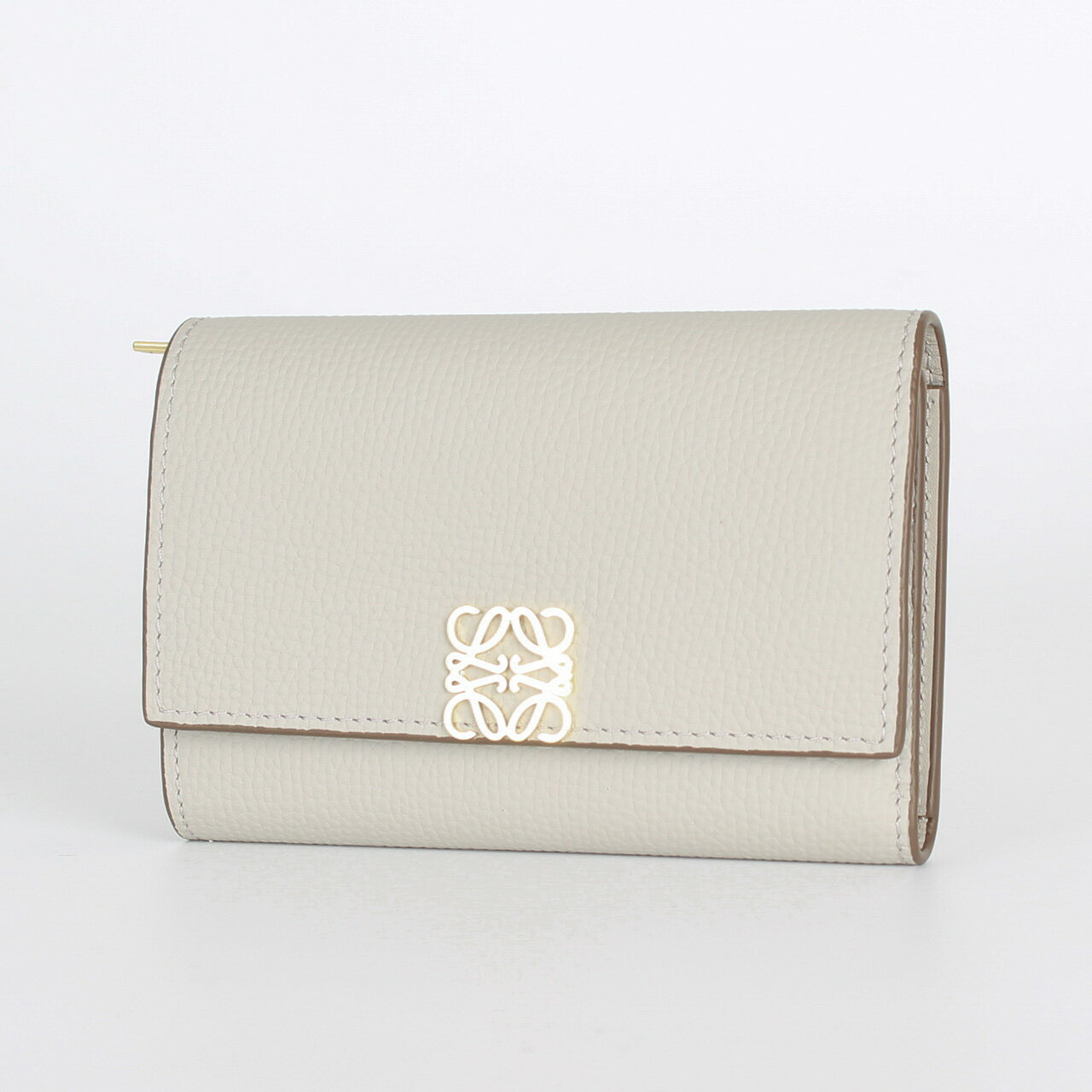Rakuten - ロエベ LOEWE 財布 三つ折り財布 ANAGRAM SMALL VERTICAL WALLET [アナグラム] レディース C821S33X12 PEBBLE GRAIN CALF