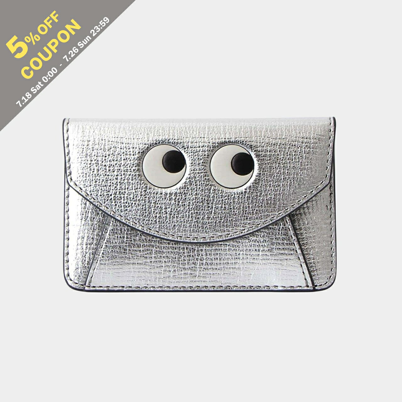 アニヤハインドマーチ ANYA HINDMARCH カードケース EYES MAGSAFE ENVELOPE CARD CASE  レディース 5050925199445 METALIC CAPRA