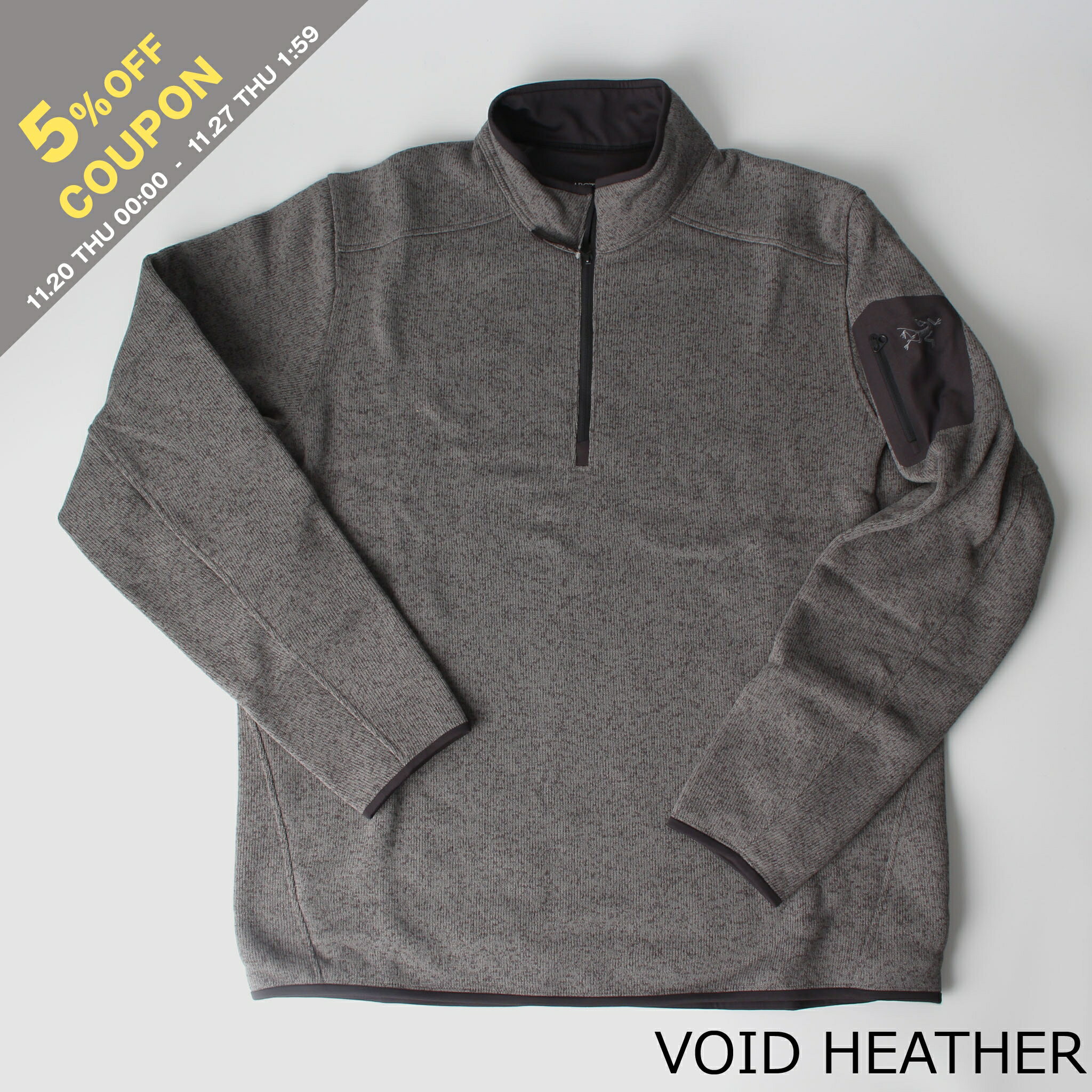 【5%OFFクーポン対象】アークテリクス ARC'TERYX メンズ フリースジャケット COVERT 1/2 ZIP [コバート ハーフジップネック] X000008906