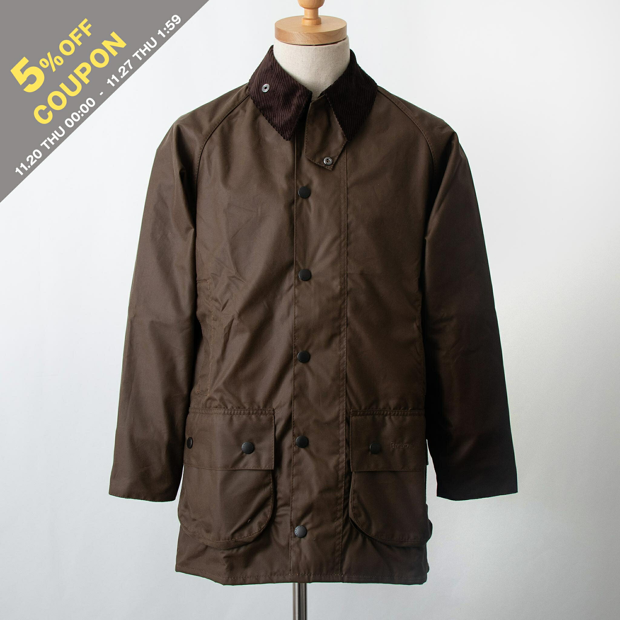 【5%OFFクーポン対象】バブアー BARBOUR アウター オイルドコットンジャケット BEAUFORT WAX JACKET [ビューフォート ワックス コットン ブルゾン（レギュラーフィット）] メンズ MWX0017【レイングッズ】【英国ブランド】