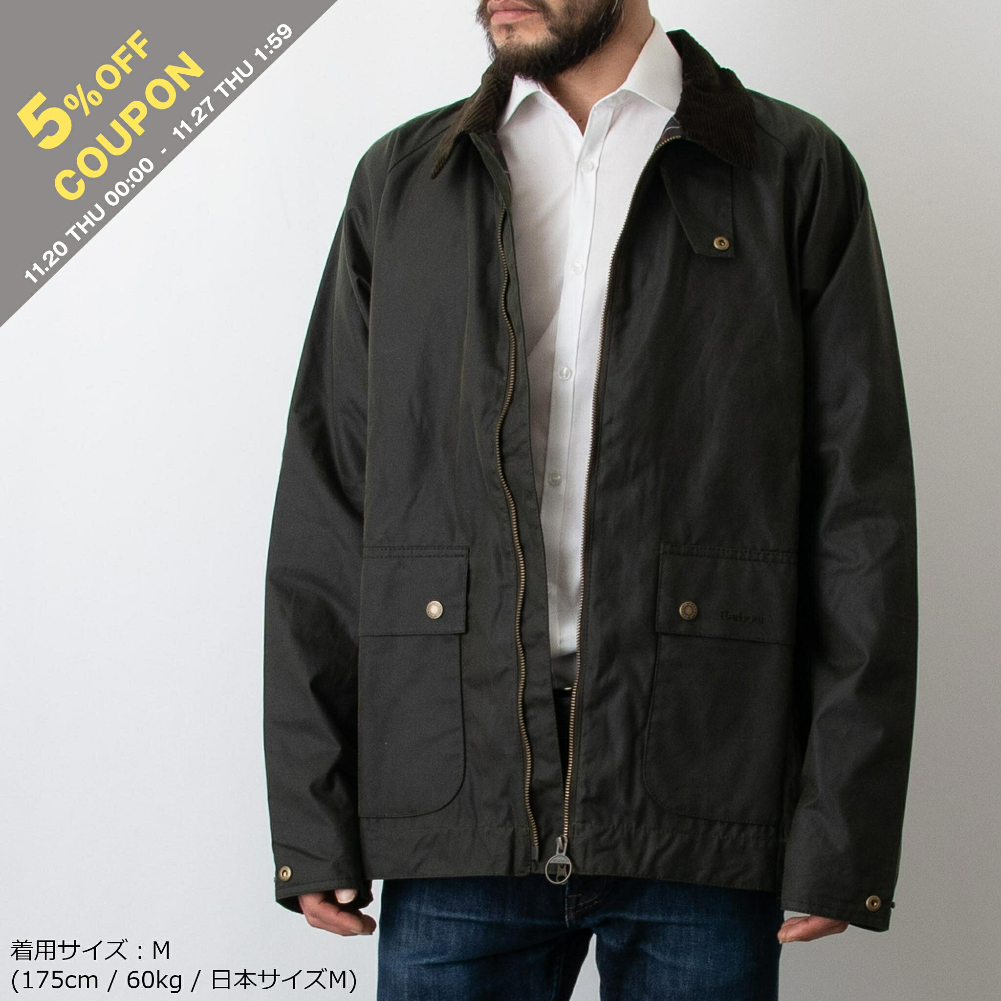 【5%OFFクーポン対象】バブアー BARBOUR アウター オイルドコットンジャケット SHORT BEDALE WAX JACKET [ビデイル ショート] メンズ MWX2205【レイングッズ】【英国ブランド】