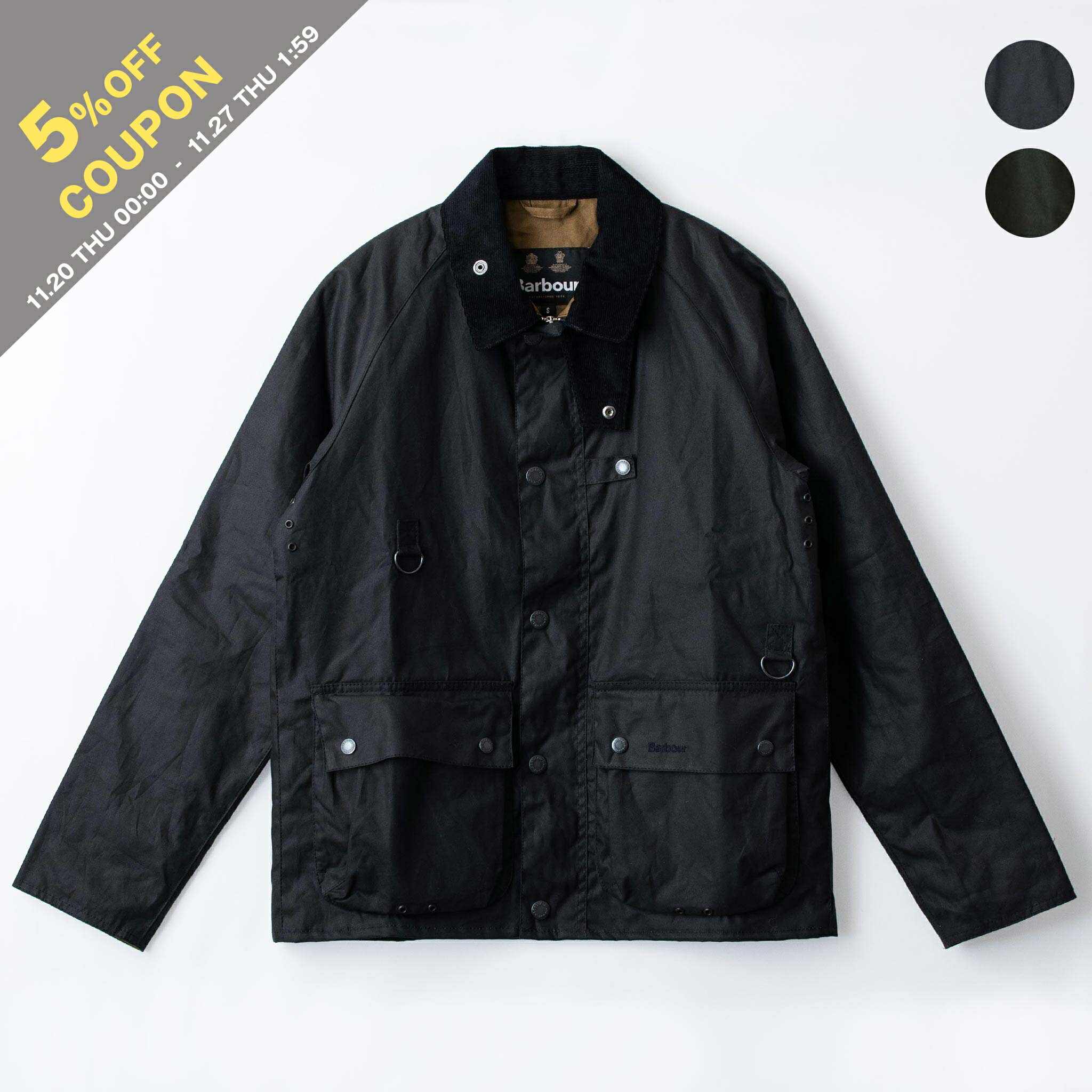 【5%OFFクーポン対象】バブアー BARBOUR アウター オイルドコットンジャケット UTILITY SPEY [ユティリティー スペイ] メンズ MWX2287