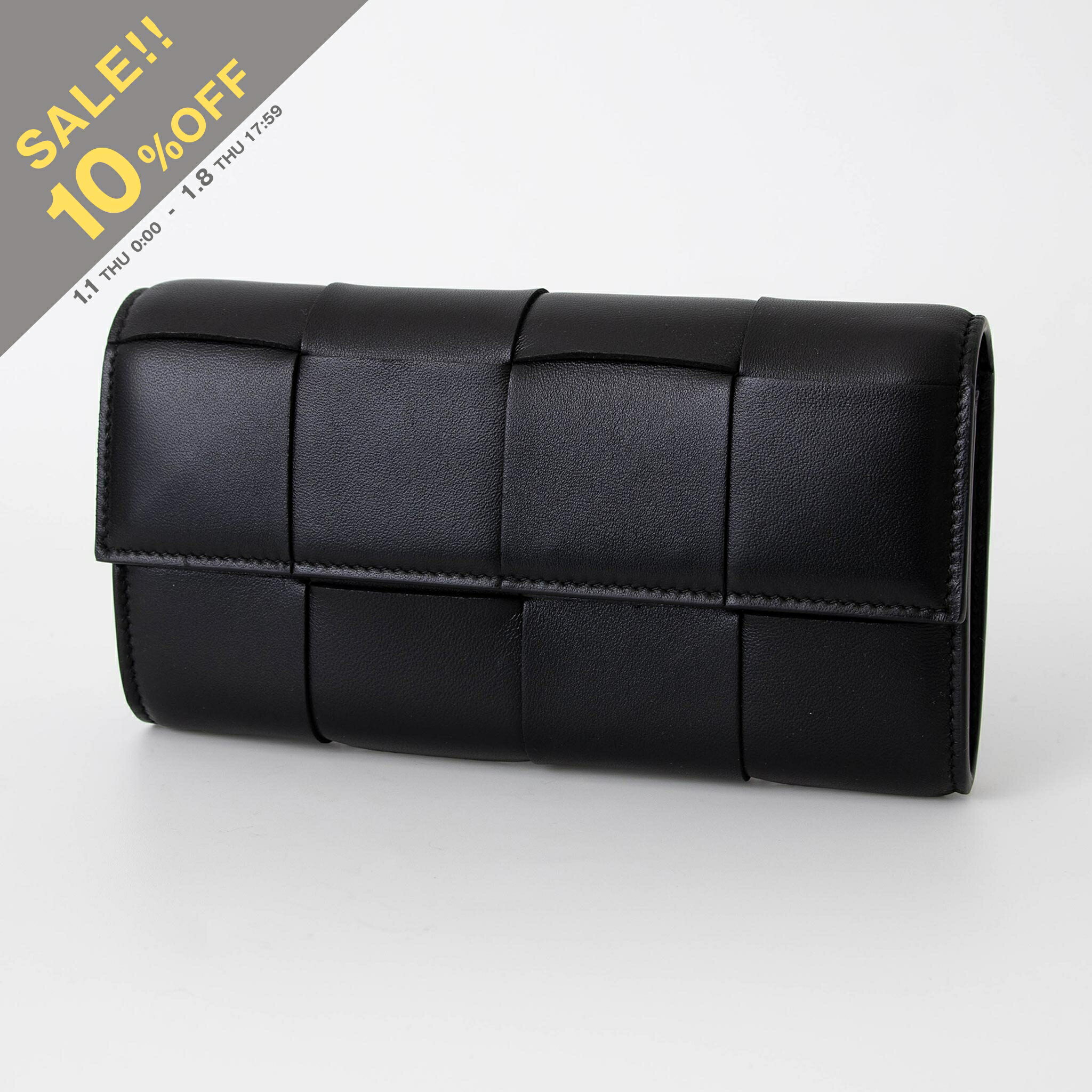 【10%OFFセール】ボッテガヴェネタ BOTTEGA VENETA 財布 長財布 CASSETTE FLAP WALLET [カセット フラップウォレット] レディース 742694 VCQC4