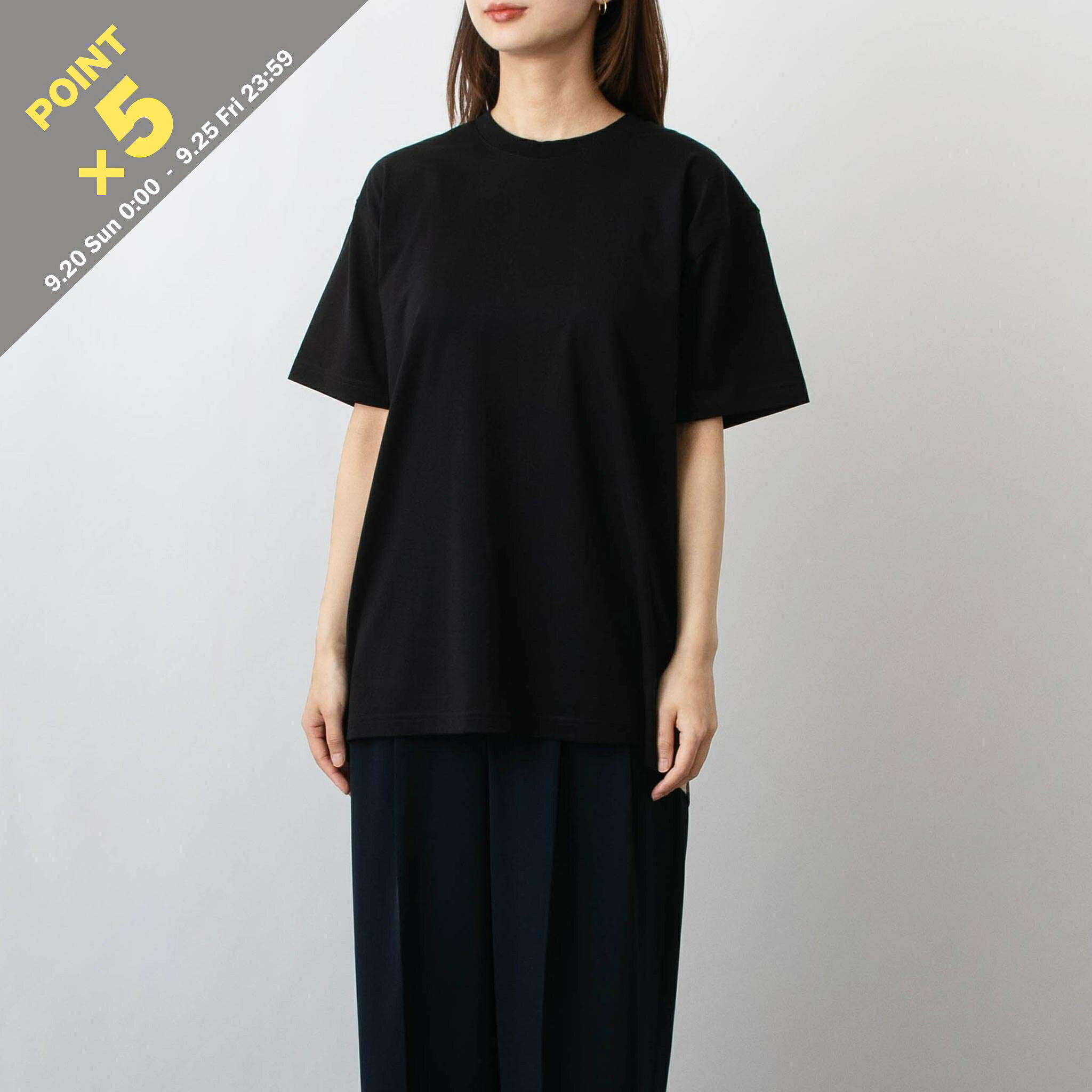 【ポイント5倍】バーバリー BURBERRY レディース 半袖Tシャツ MEGAN CHK 80449621 PNL:113839 A1189 BLACK