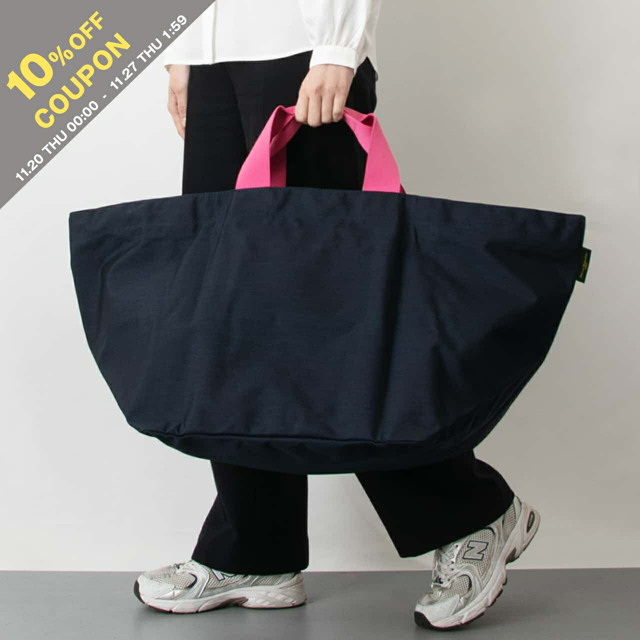 【10%OFFクーポン対象】エルベシャプリエ HERVE CHAPELIER バッグ トートバッグ POLYAMIDE 6.6 コーデュラナイロン舟型マキシトートXXL 848C レディース メンズ【レイングッズ】【A4】のサムネイル