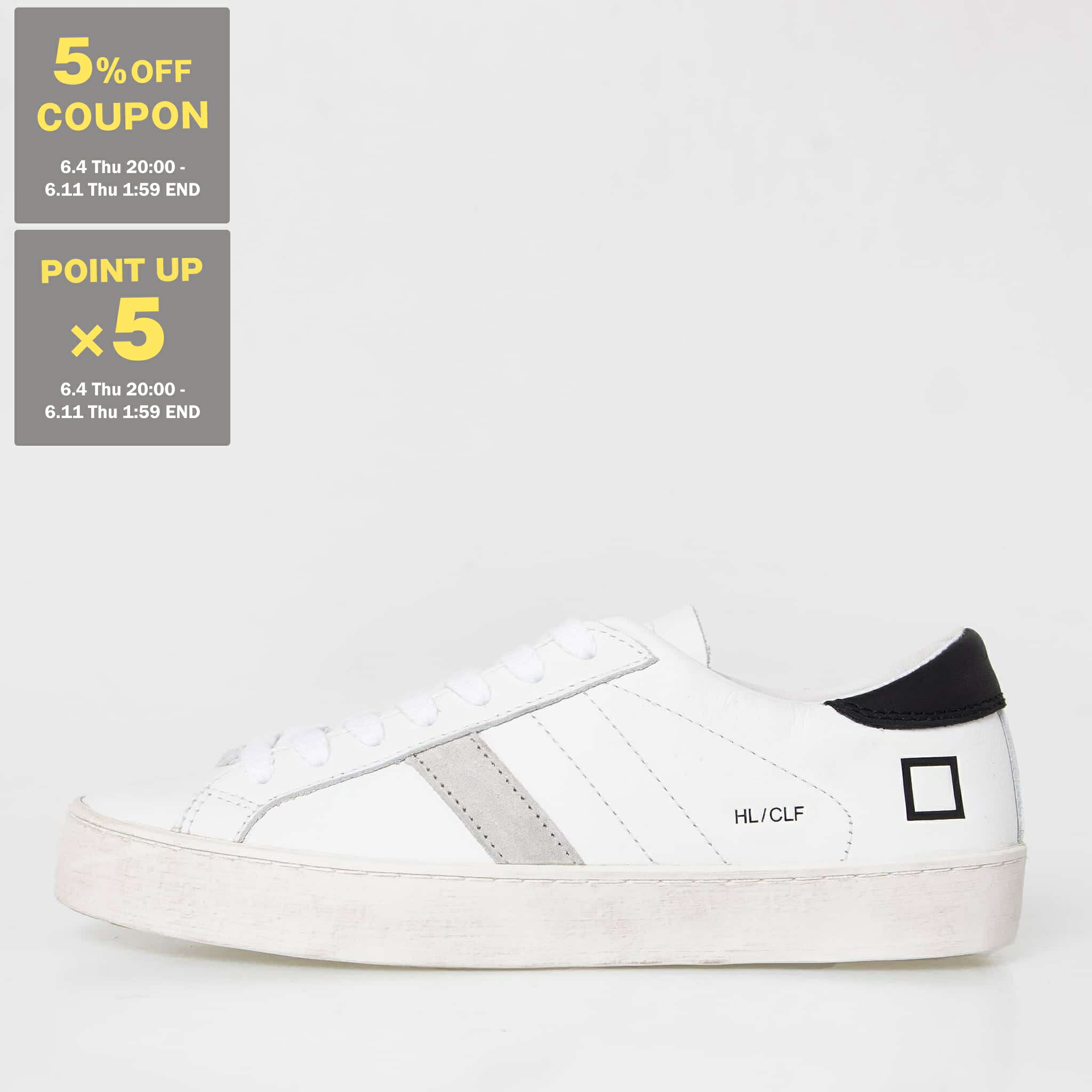 Rakuten - 【5%OFFクーポン&ポイント5倍】デイト D.A.T.E. レディース スニーカー HILL LOW [ヒル ロウ] W997-HL-CA CALF DATE デート