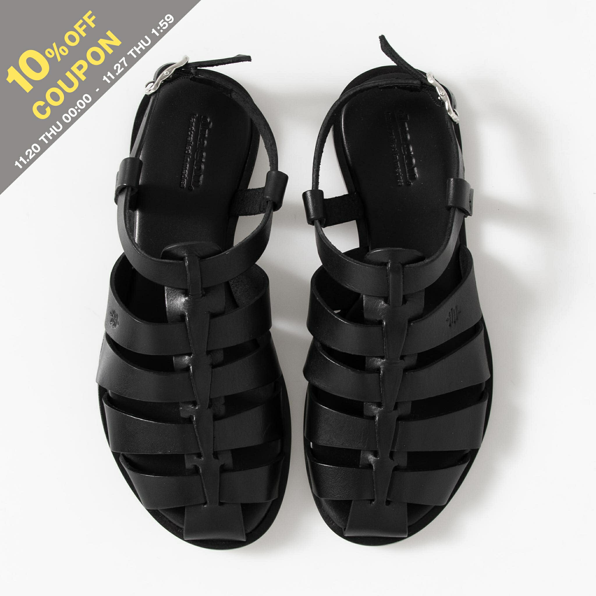 【10%OFFクーポン対象】ドラゴンディフュージョン DRAGON DIFFUSION レディース サンダル PECADOR [グルカサンダル] 5006