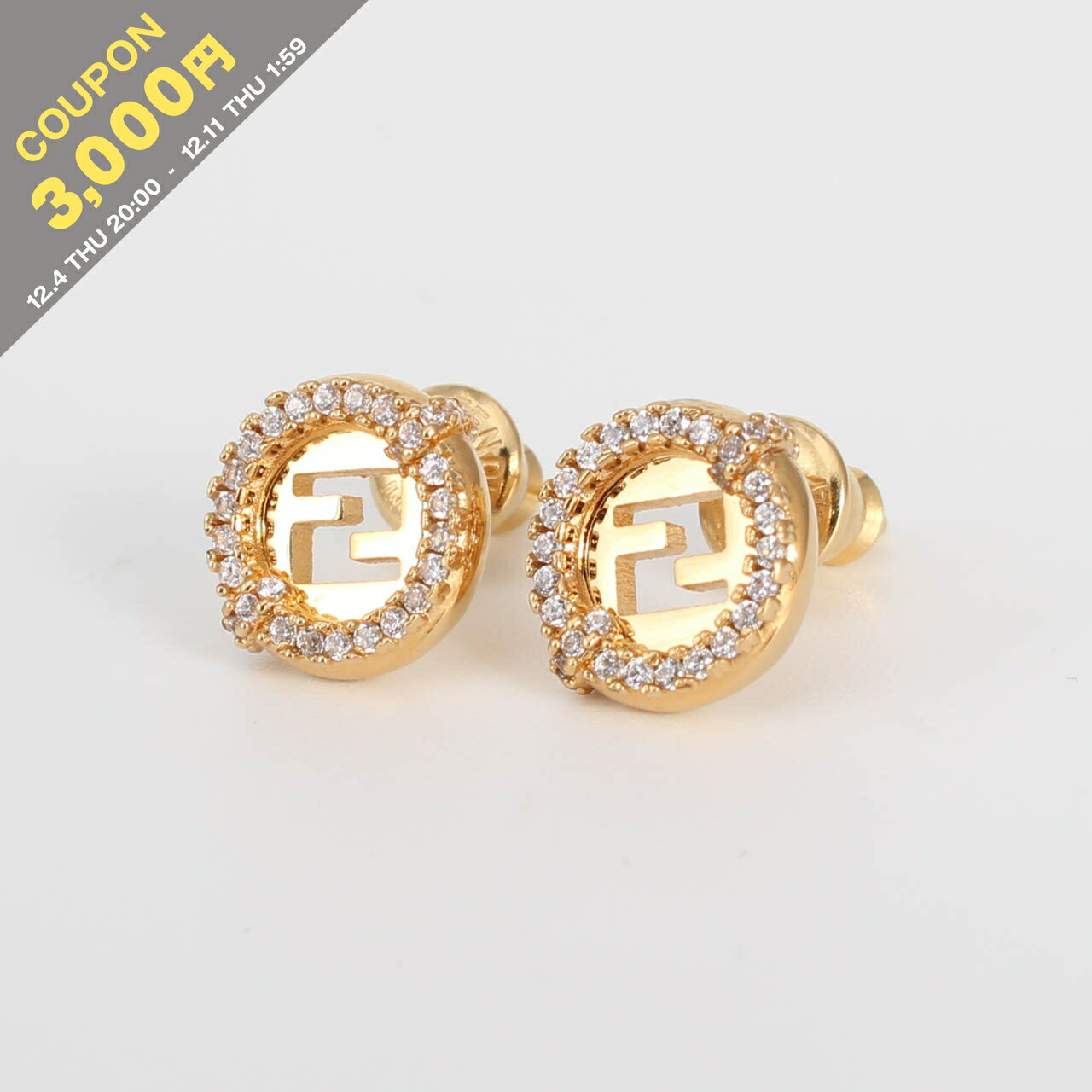 楽天on the corner【3,000円クーポン対象】フェンディ FENDI ピアス EVERROUND FENDI EARRINGS [エバーラウンド フェンディ ピアス] レディース 8AL079 ATEP