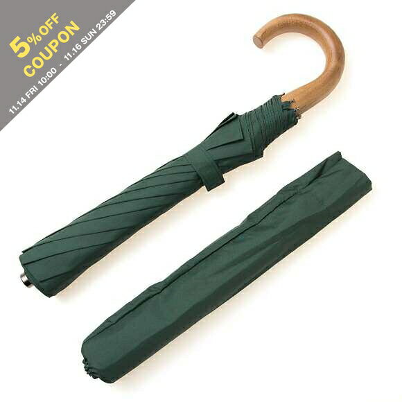 【5％OFFクーポン対象】フォックスアンブレラズ FOX UMBRELLAS 傘 折りたたみ傘 BROWN MAPLE CROOK HAN..