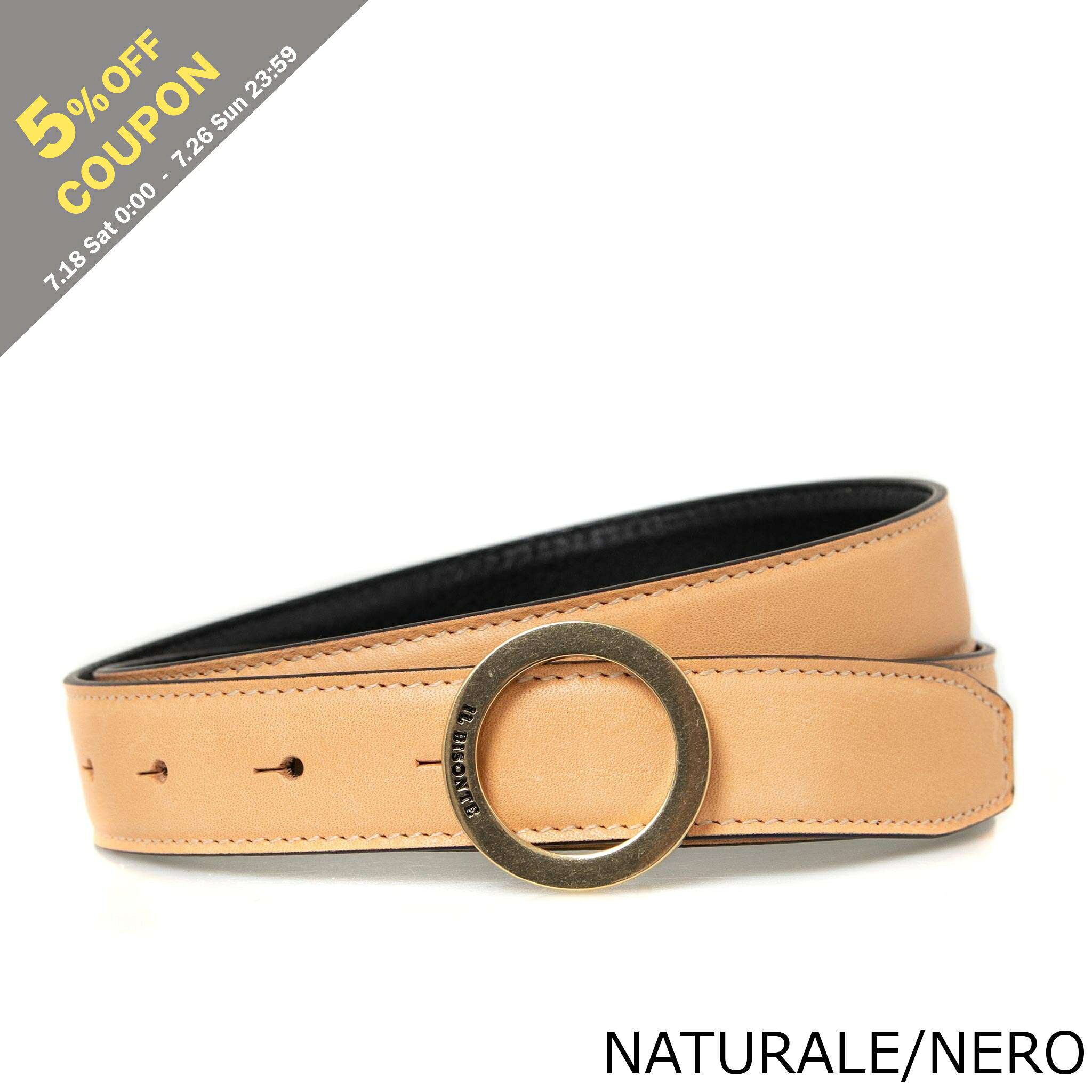【5%OFFクーポン対象】イルビゾンテ IL BISONTE レディース ベルト BELT BIGALLO S...