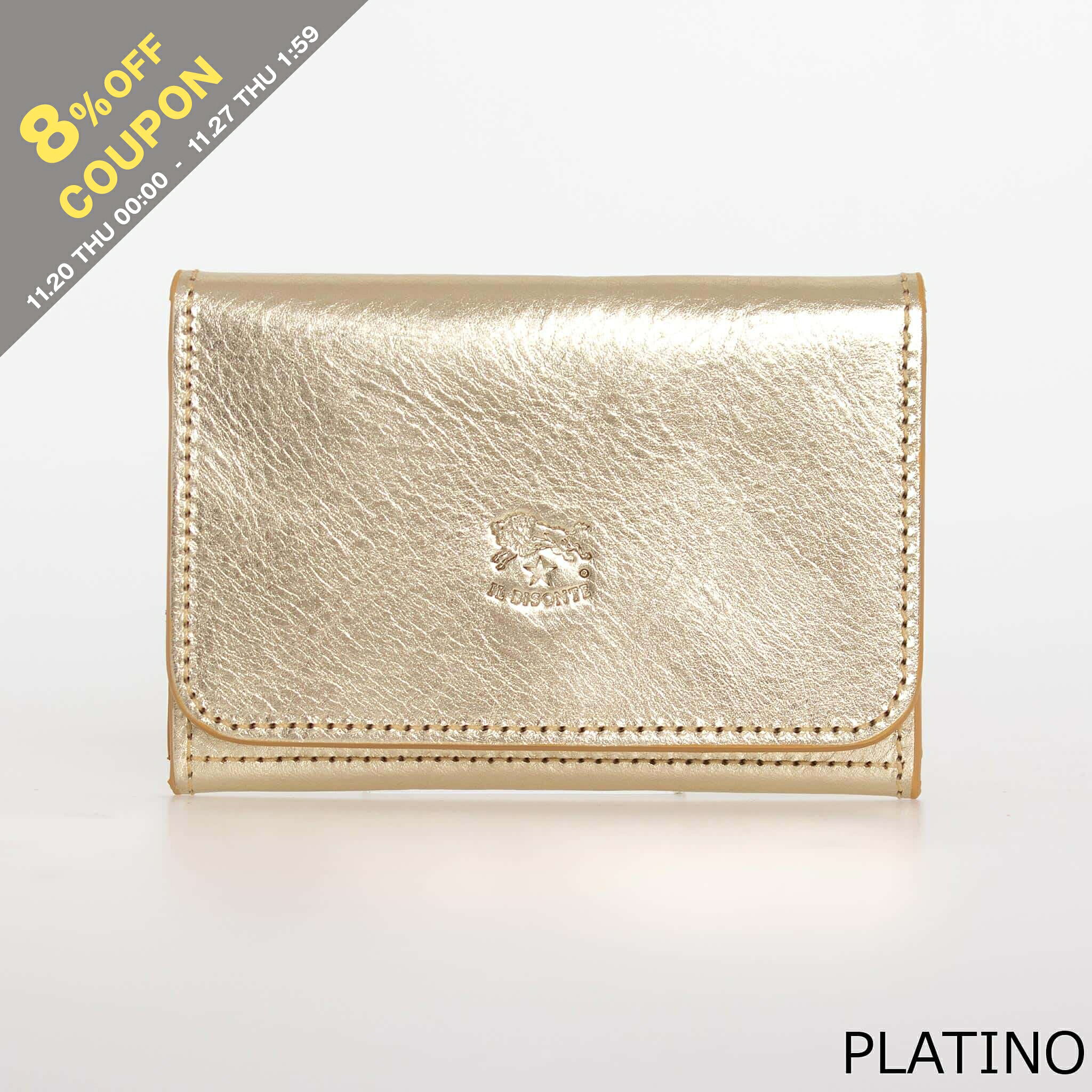 【8%OFFクーポン対象】イルビゾンテ IL BISONTE レディース メンズ 名刺入れ（カードケース） GALILEO ..