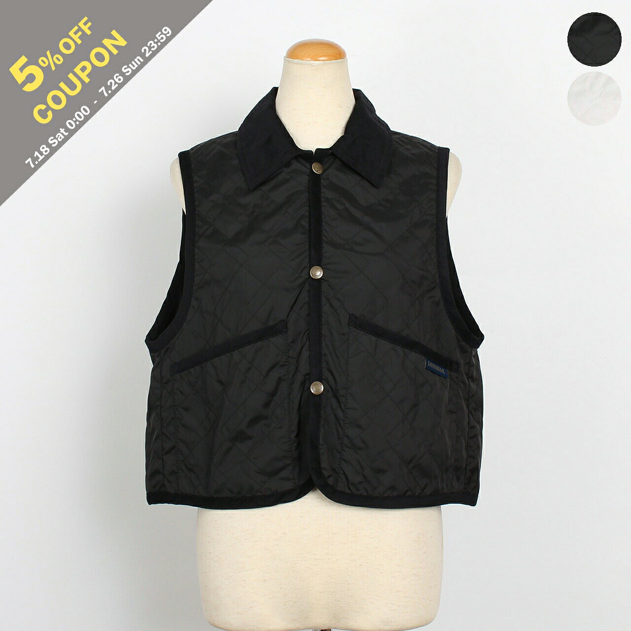 ラベンハム LAVENHAM キルティングベスト UNWADDED CROPPED RAYDON GILET  レディース LV13126