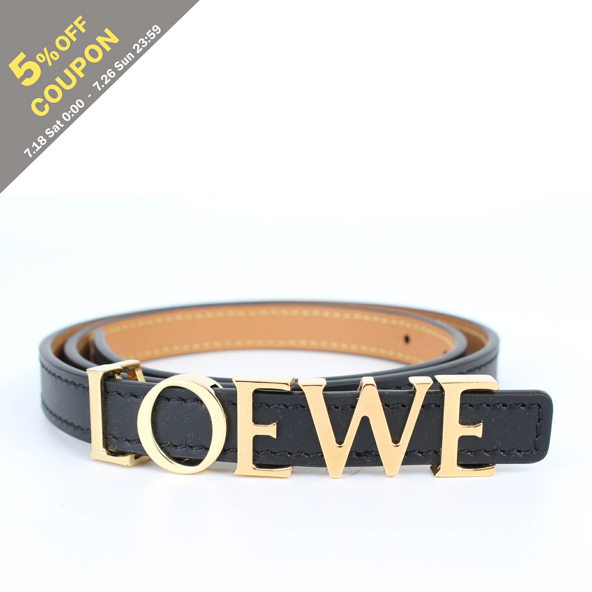 ロエベ LOEWE ベルト LETTERING LOGO BELT  レディース E619Z16X16
