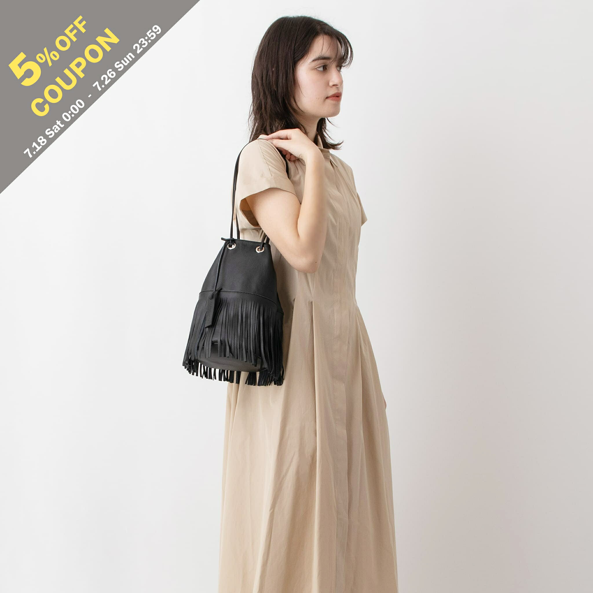 マルコマージ MARCO MASI バッグ レディース ハンドバッグ BUCKET BAG 3013 VITELLO FRANGE 