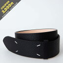 【3000円クーポン対象】メゾンマルジェラ MAISON MARGIELA ベルト FOUR STITCHES LEATHER BELT 45MM [4ステッチ...