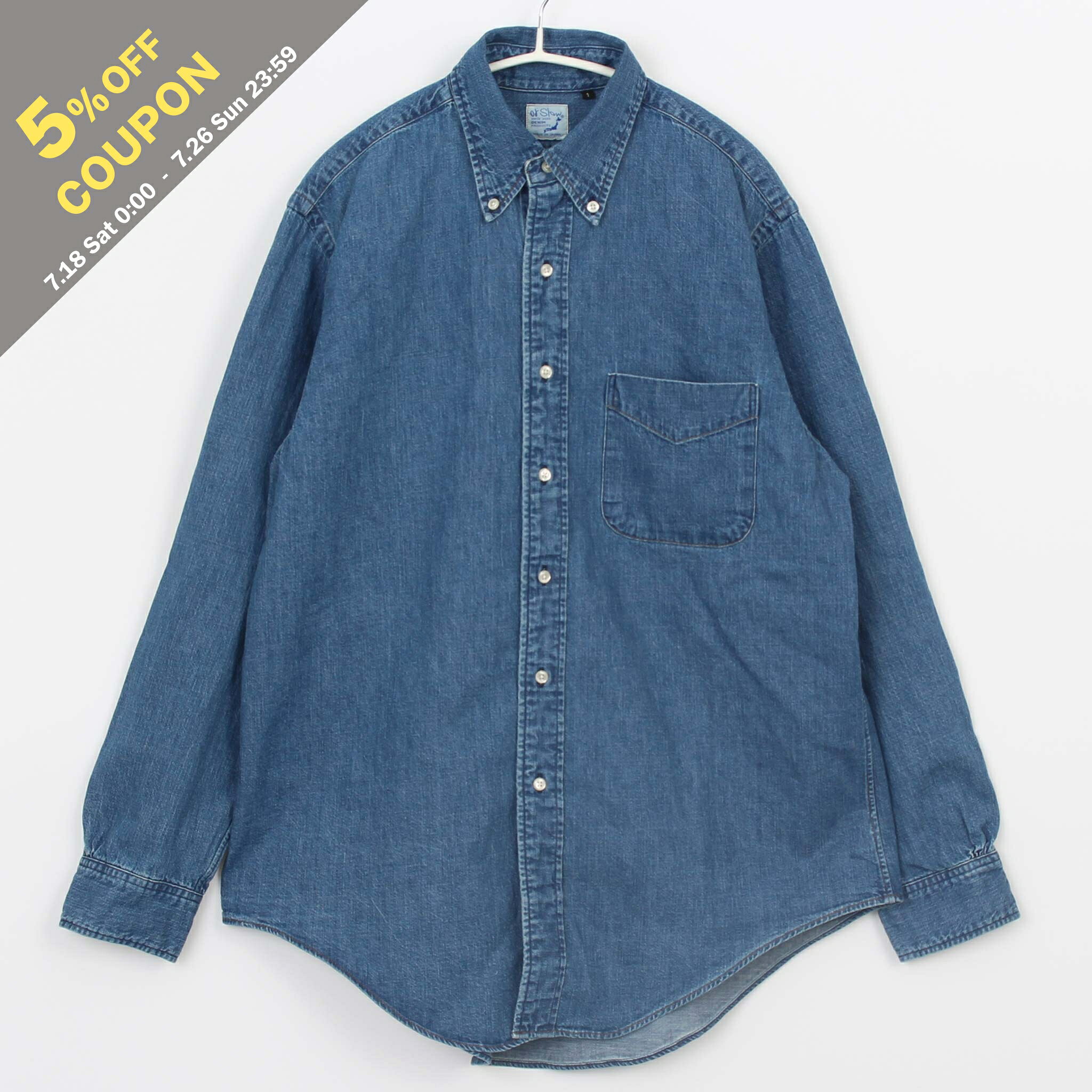 楽天市場】orslow ボタンダウンシャツの通販