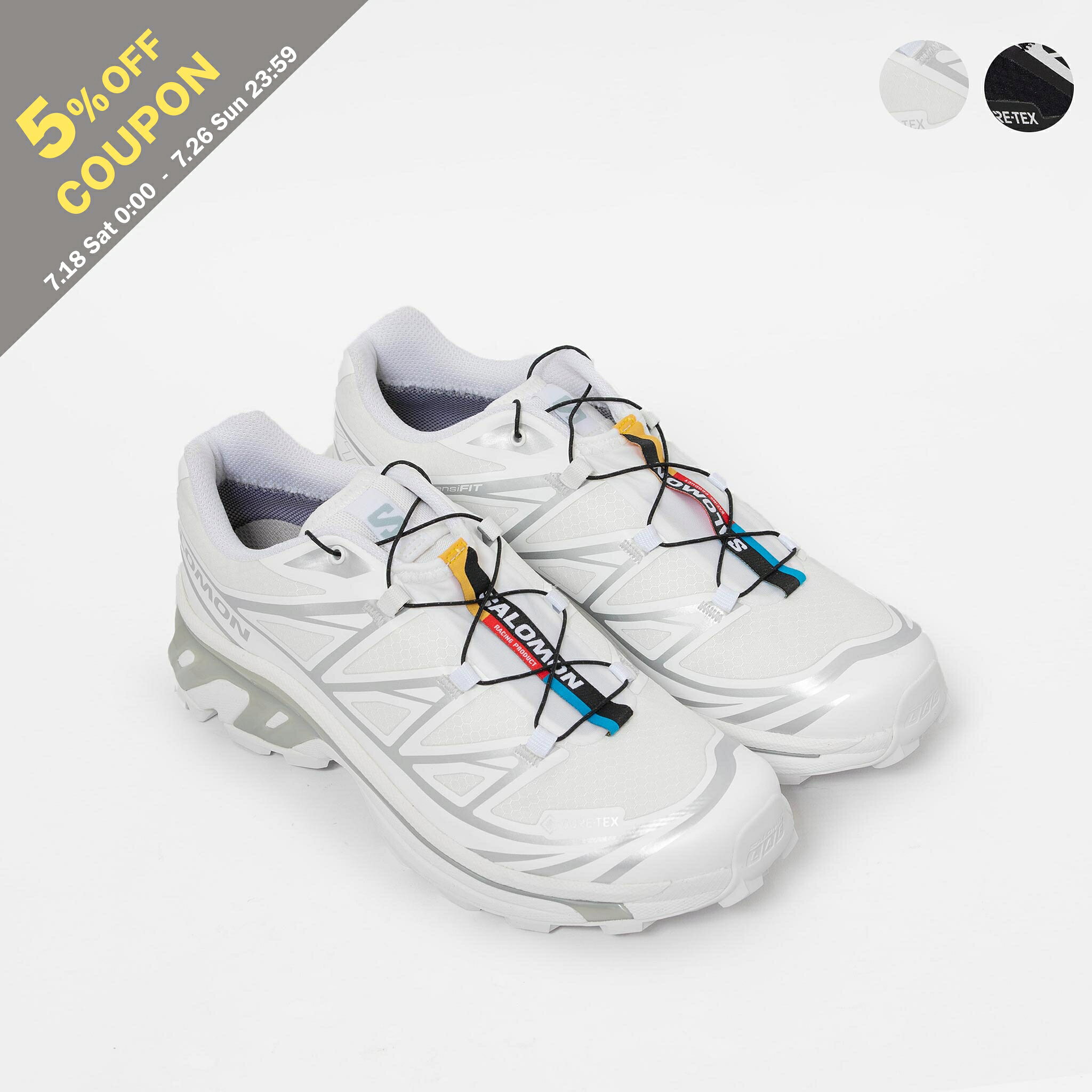 楽天市場】salomon xt-6 gore-tex（カラーホワイト）の通販