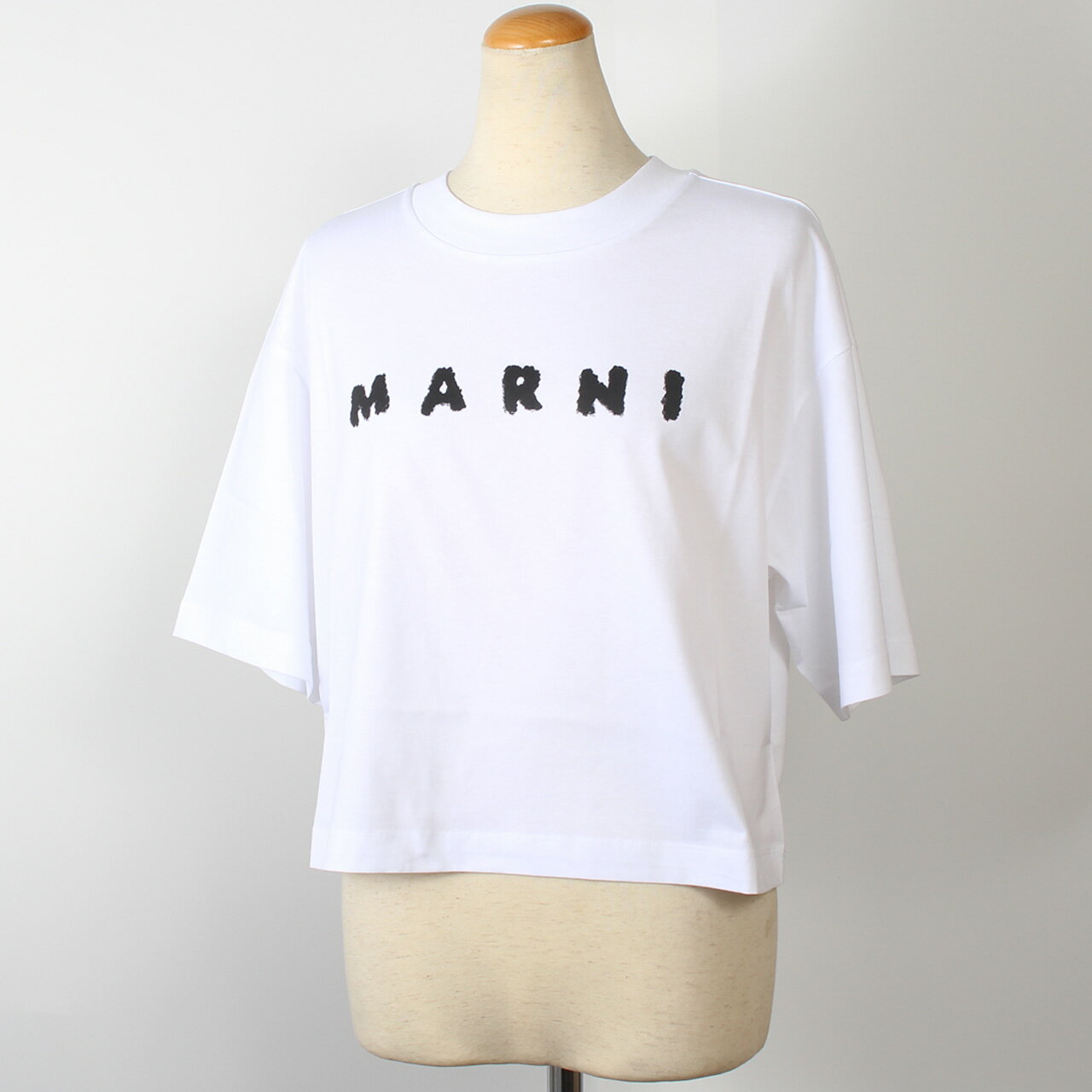 Rakuten - 【ポイント3倍＆1000円クーポン】マルニ MARNI 半袖Tシャツ LOGO T-SHIRT [ロゴTシャツ] レディース THJE0333P5 USCX42