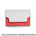 マルニ MARNI 財布 レディース 三つ折り財布 TRI-FOLD WALLET PFMOW02U23 LV520【ミニ財布】