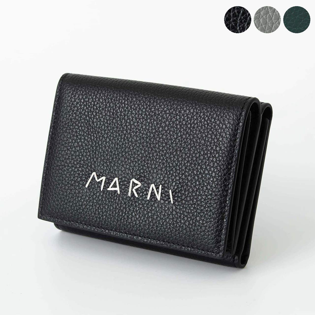 マルニ MARNI 財布 三つ折り財布 MENDING EMBROIDERY TRIFOLD WALLET [三つ折りウォレット マルニメンディング刺繍] メンズ PFMI0097U0 P6533
