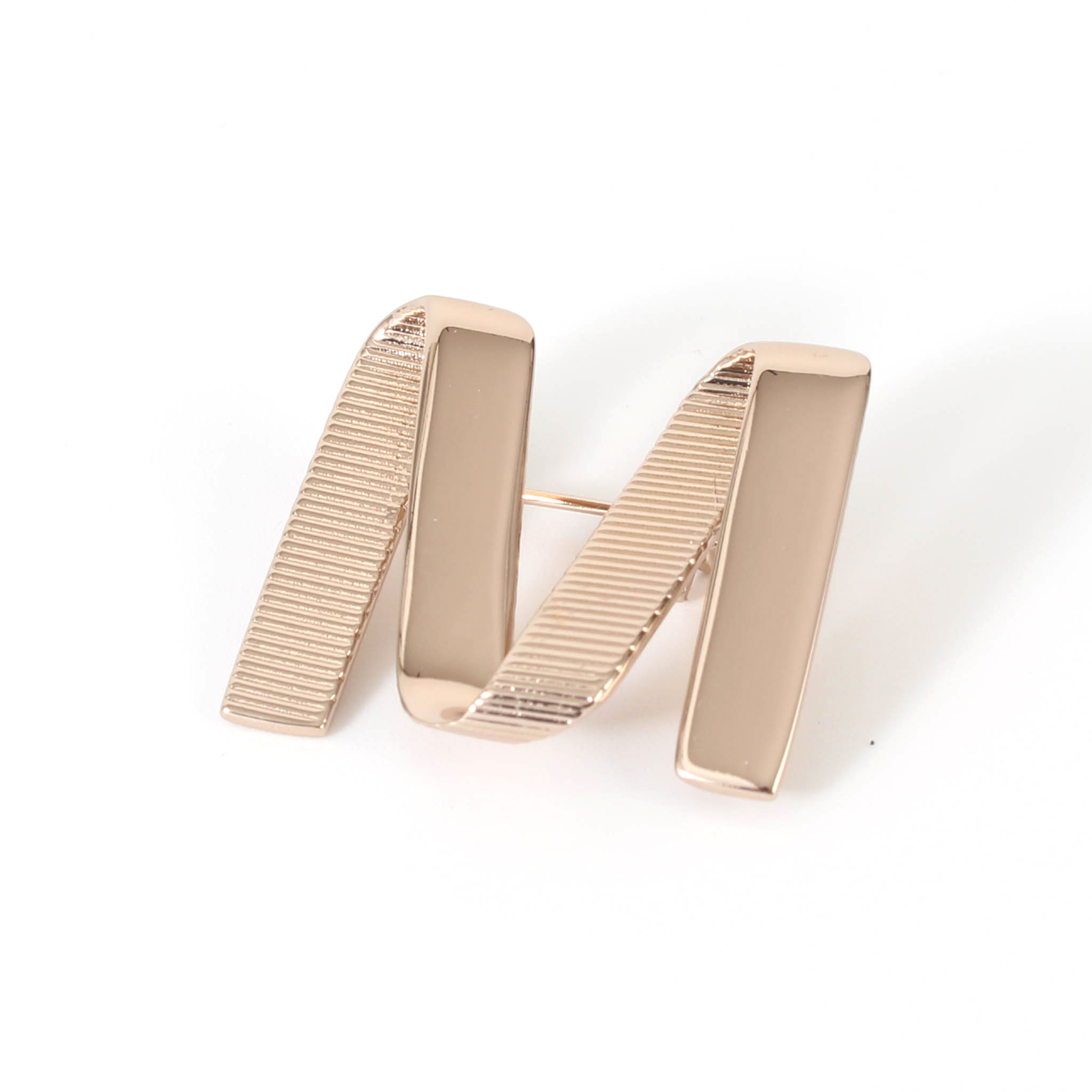 楽天on the cornerマックスマーラ MAX MARA ブローチ ACCESSORI MGROSGRAINPIN [Mグログレーンピン メタリック ブローチ] レディース 24756111【国内配送】