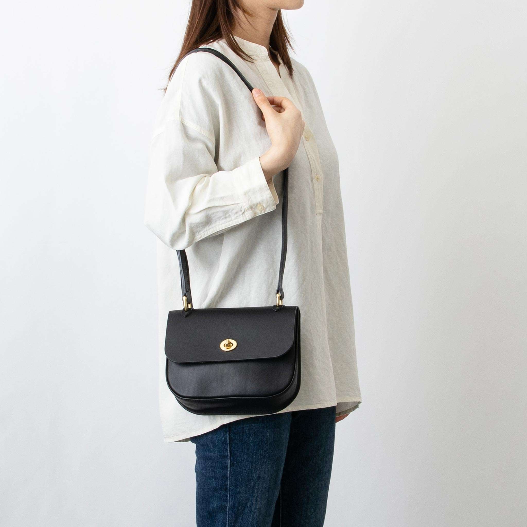Rakuten - 【ポイント3倍＆1000円クーポン】ミミベリー MIMI BERRY バッグ ショルダーバッグ FEBE SMOOTH レディース B02889 BLACK【英国ブランド】