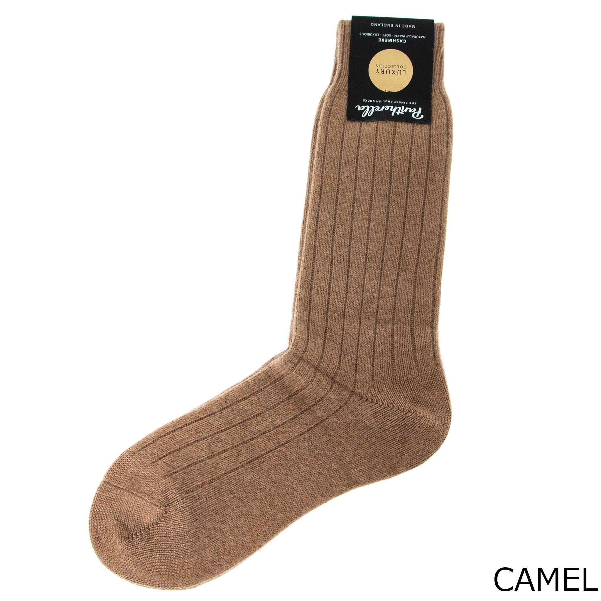 パンセレラ PANTHERELLA メンズ ソックス 靴下 WADDINGTON [5×1リブ カシミヤソックス] 5750 5X1 RIB【英国】