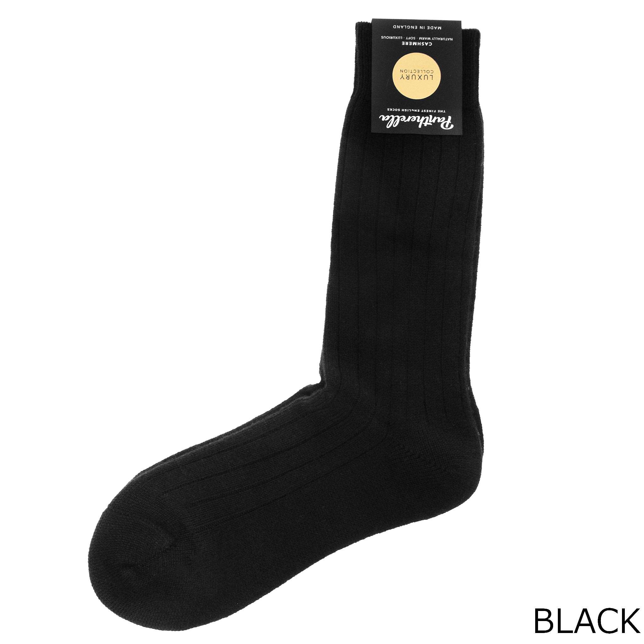 パンセレラ PANTHERELLA メンズ ソックス 靴下 WADDINGTON [5×1リブ カシミヤソックス] 5750 5X1 RIB【英国】