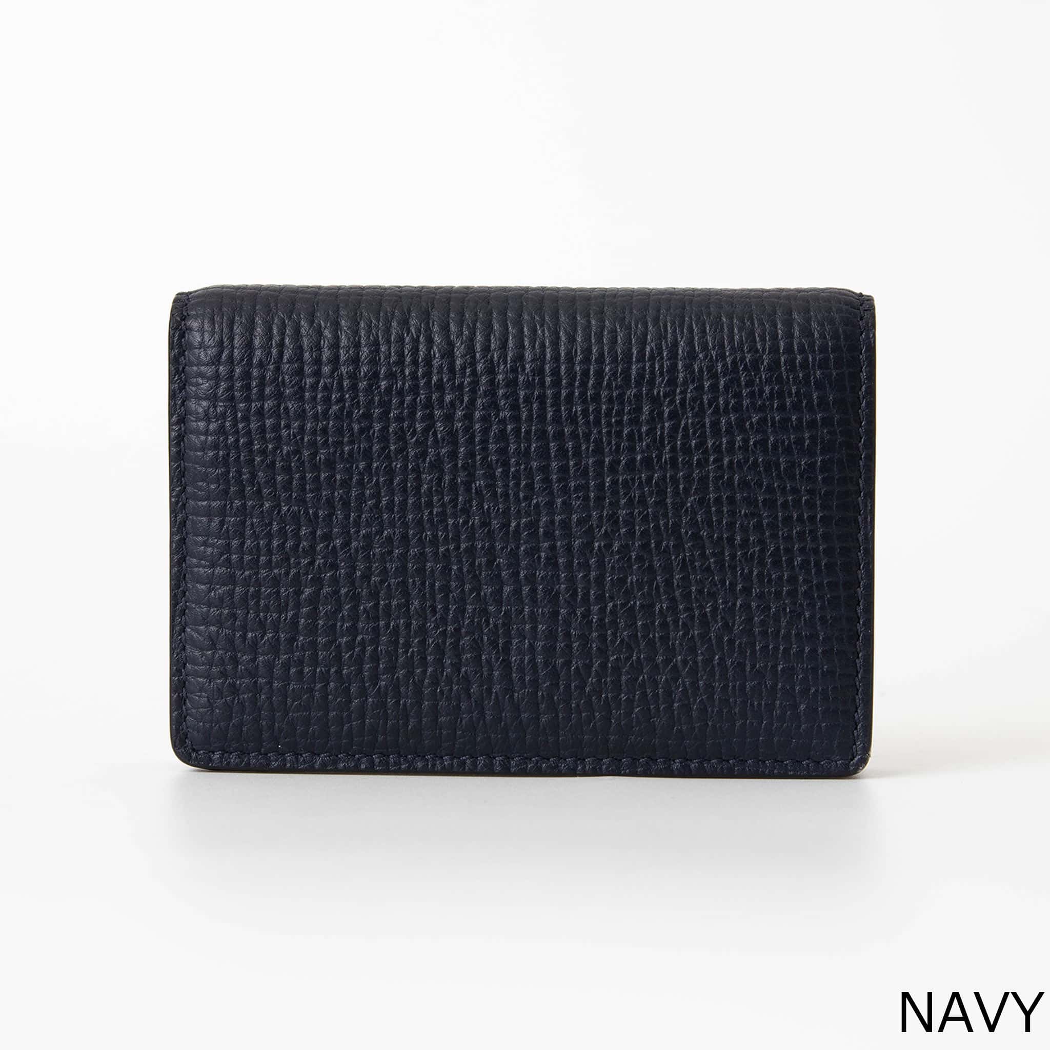 Rakuten - 【ポイント3倍＆1000円クーポン】スマイソン SMYTHSON 名刺入れ（カードケース） LUDLOW FOLDED CARD CASE WITH SNAP CLOSURE [ラドロー レザー二つ折りカードケース スナップボタン付き] レディース メンズ【英国ブランド】